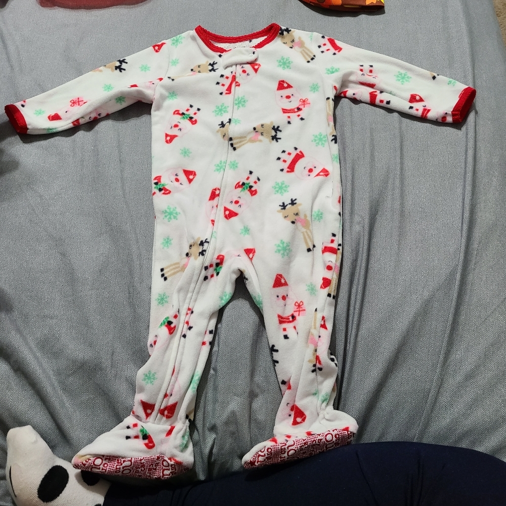 Fleece Christmas Footie